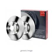 Apec 2 x Solid Front Brake Discs DSK3596-x2
