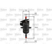Valeo Fuel Filter Element 587018