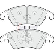 Fahren Front Brake Pad Set FBP3340