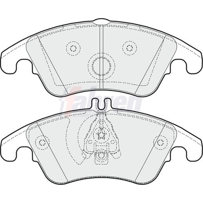 Fahren Front Brake Pad Set FBP3340