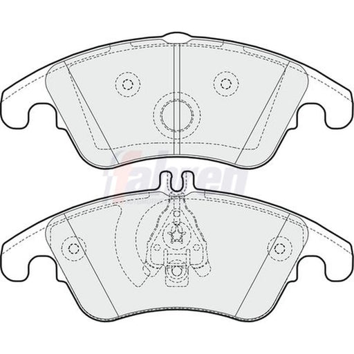Fahren Front Brake Pad Set FBP3340