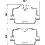 Mintex Rear Brake Pad Set MDB4277