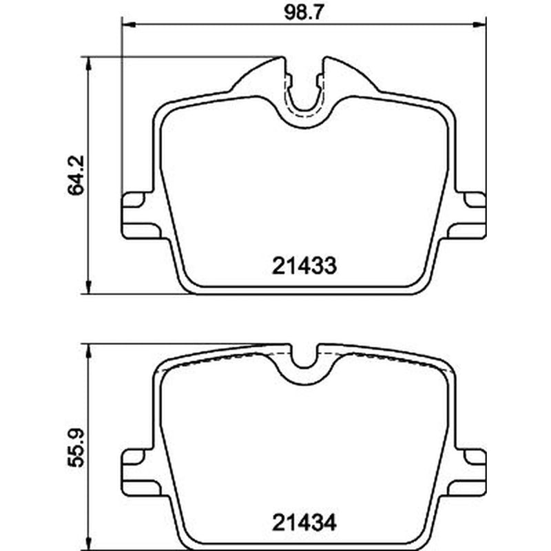 Mintex Rear Brake Pad Set MDB4277