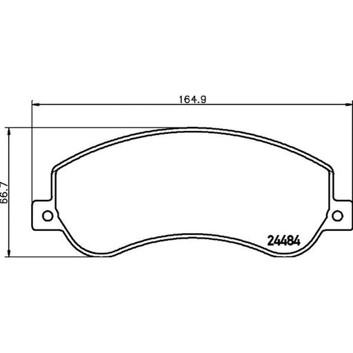 Mintex Front Brake Pad Set MDB3107