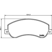 DON Front Brake Pad Set PCP1651
