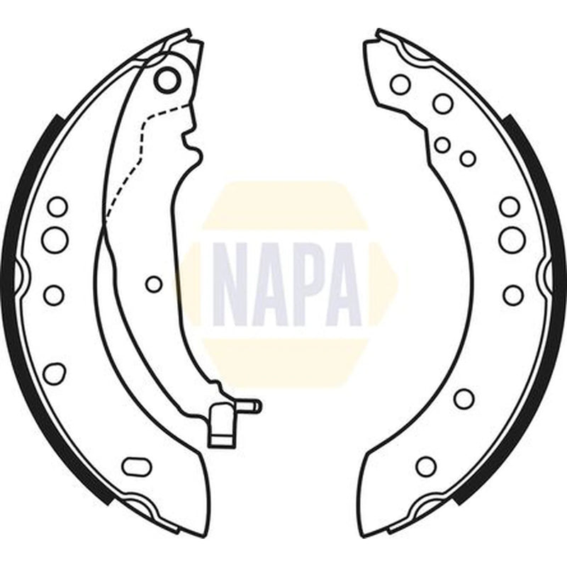 NAPA Brake Shoe Set Axle Kit NBS1068