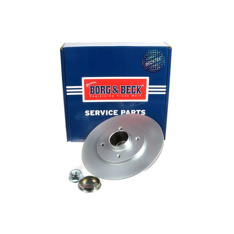 Borg & Beck 2 x Solid Rear Brake Discs BBD5939S-x2