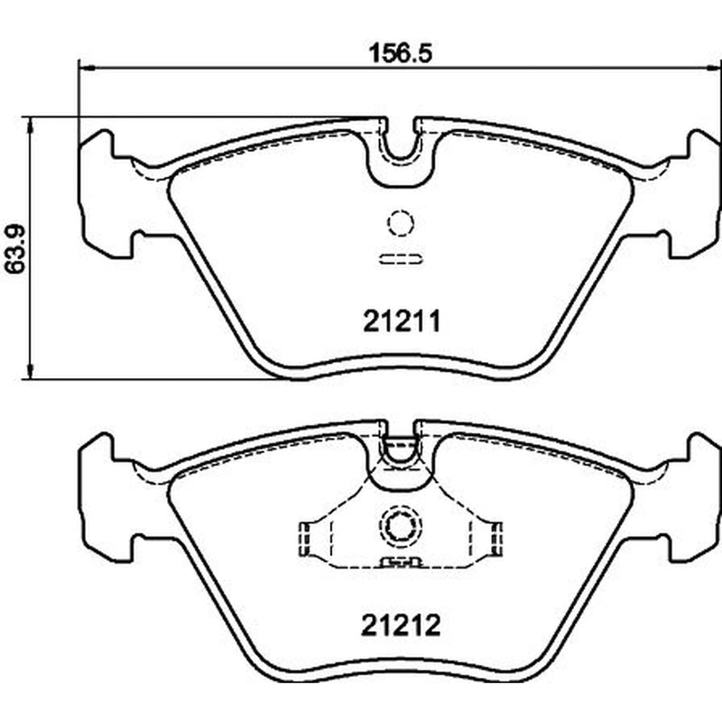 Mintex Front Brake Pad Set MDB1878