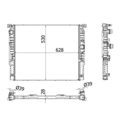 Mahle Engine Radiator CR 2196 000P