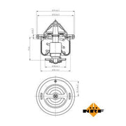 NRF Thermostat,Coolant 725110
