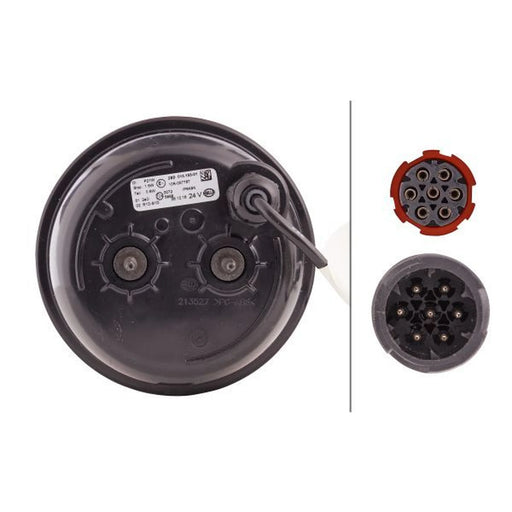 Hella Tail Light / Lamp P21W Left 2SD 013 155-011