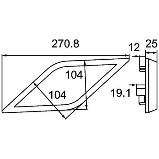 Hella Tail Light / Lamp LED Right 2SD 013 342-261