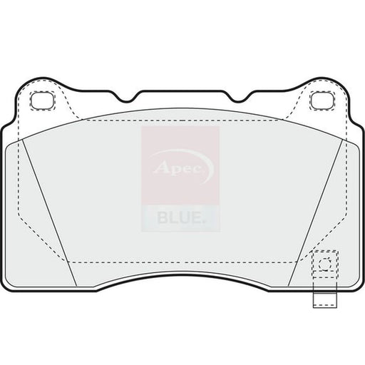 Apec Front Brake Pad Set PD3496