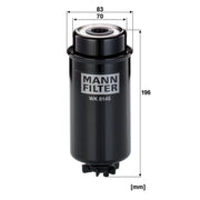 MANN-FILTER Fuel Filter Element WK 8145
