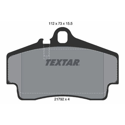 Textar Rear Brake Pad Set 2179203