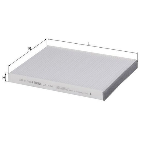 Mahle Cabin Air Filter (Pollen Filter) LA 484