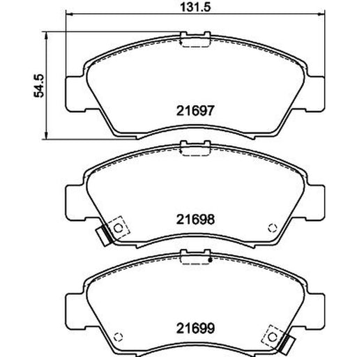 DON Front Brake Pad Set PCP1223