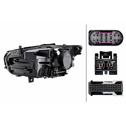 Hella Headlight Headlamp LED Right 1LX 015 558-341