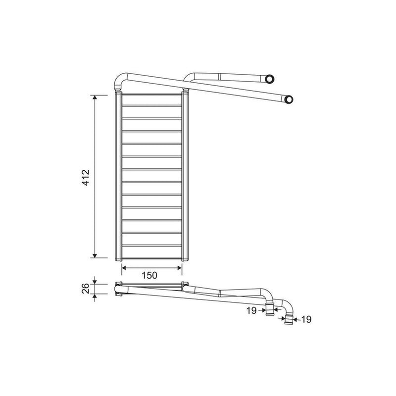 Valeo Heater Matrix Core Heat Exchanger 811623