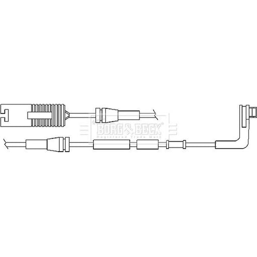 Borg & Beck Brake Pad Wear Sensor Front BWL3011