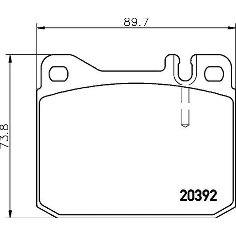 DON Front Brake Pad Set PCP1311