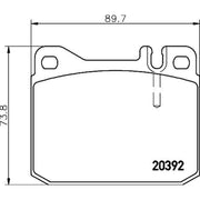 DON Front Brake Pad Set PCP1694