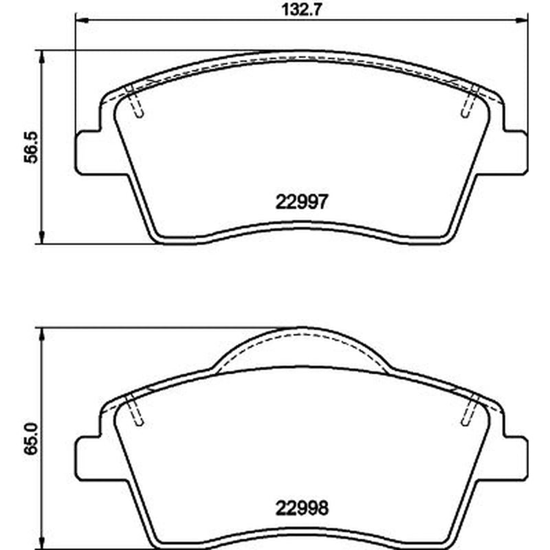 Mintex Front Brake Pad Set MDB4135