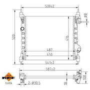 NRF Engine Radiator 53195A