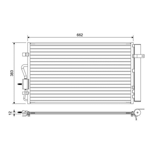 Valeo Air Conditioning Condenser 822666