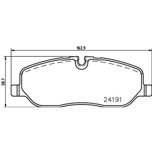 Mintex Front Brake Pad Set MDB2712