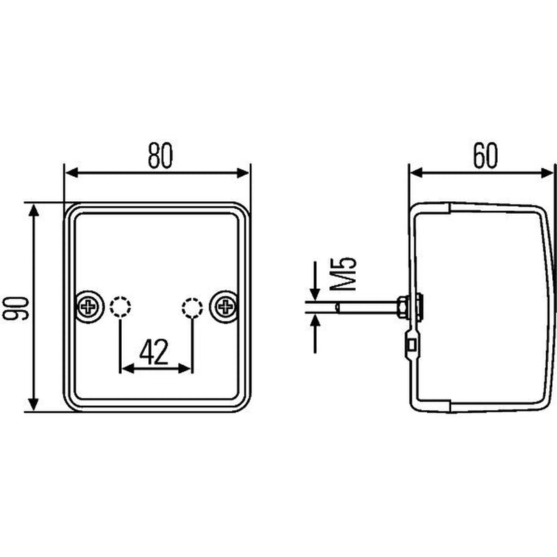 Hella Luggage Compartment Lamp 2JB inner 2JB 996 012-121 11080679 2JB 996