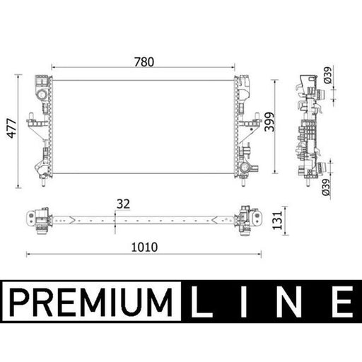 Mahle Engine Radiator CR 932 000P