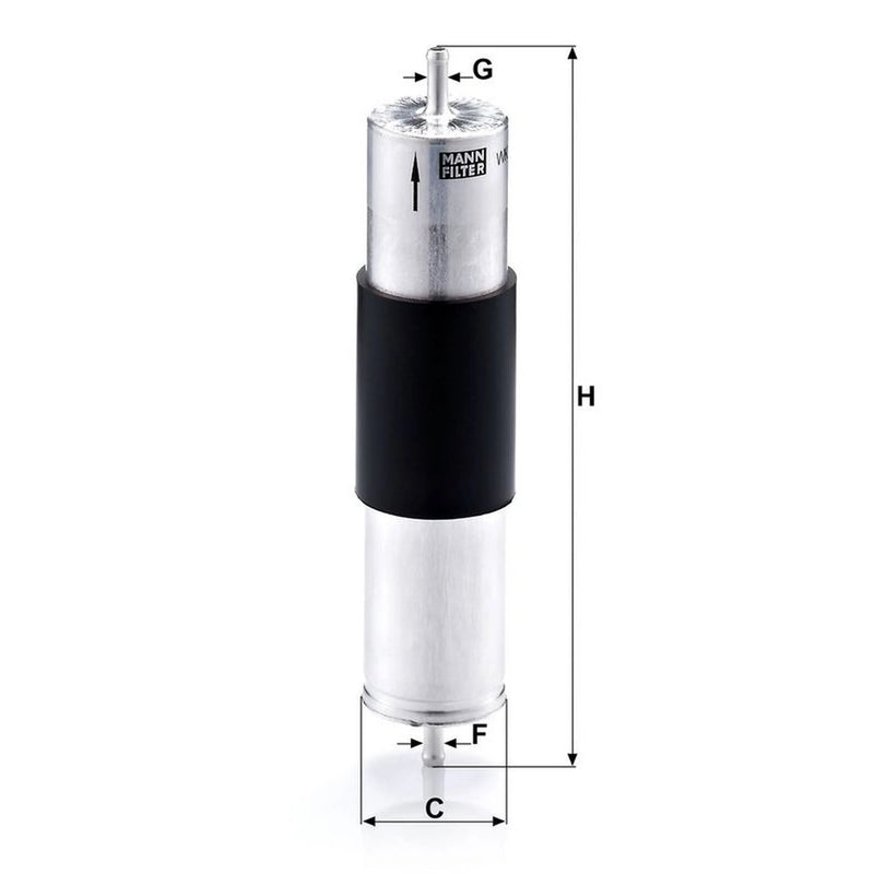 MANN-FILTER Fuel Filter Element WK 521/3