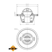 NRF Thermostat,Coolant 725135
