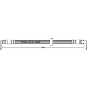 Juratek Brake Hydraulic Hose Line Right JBH1128