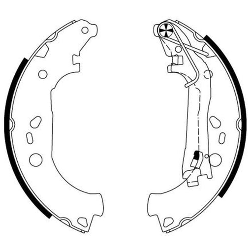 Mintex Brake Shoe Set Axle Kit MFR579