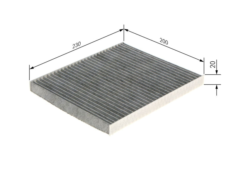 Bosch Cabin Air Filter (Pollen Filter) 1987435558