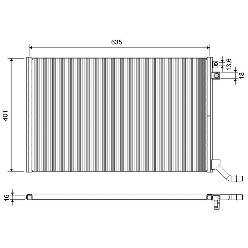 Valeo Engine Radiator 701460
