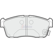 Fahren Front Brake Pad Set fits Daihatsu Sirion 2005-2013 1.0 1.3 1.5