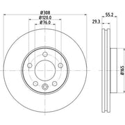 Mintex Lcv Van Kits internally vented MVK0064