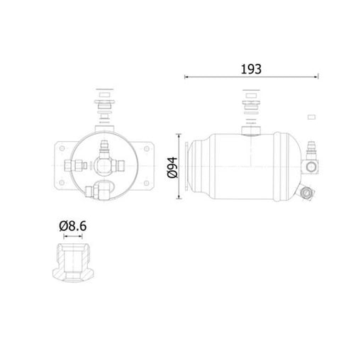Mahle Air Conditioning Dryer AD 326 000S