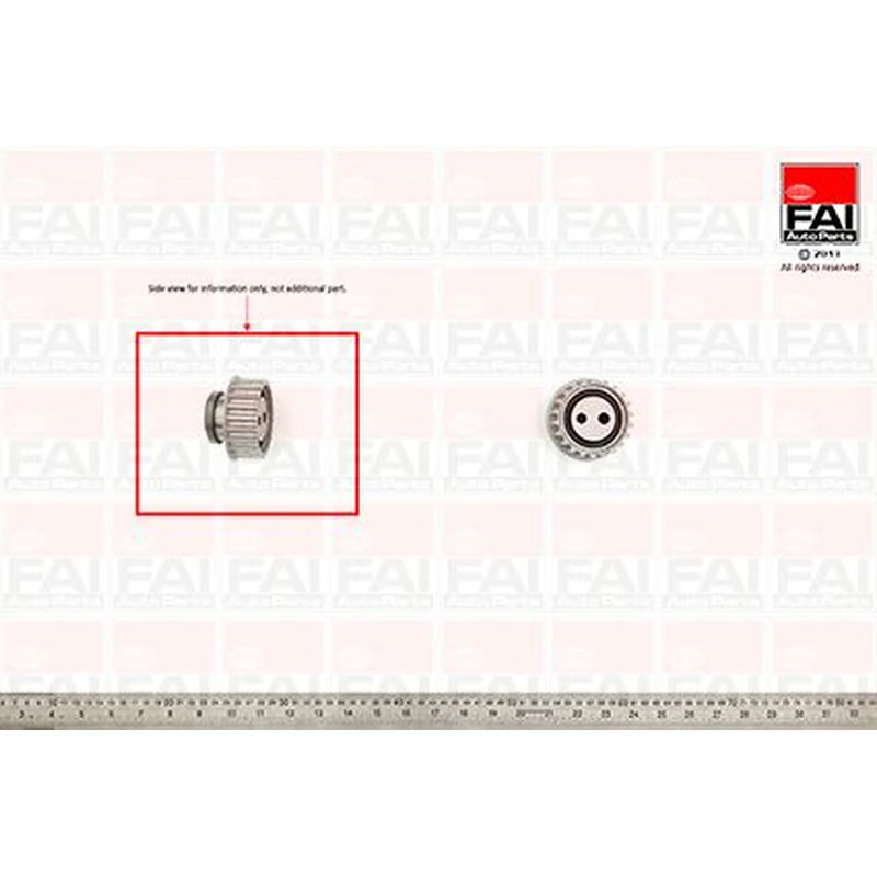 FAI Timing Belt Tensioner Pulley OD ID Wide T7611