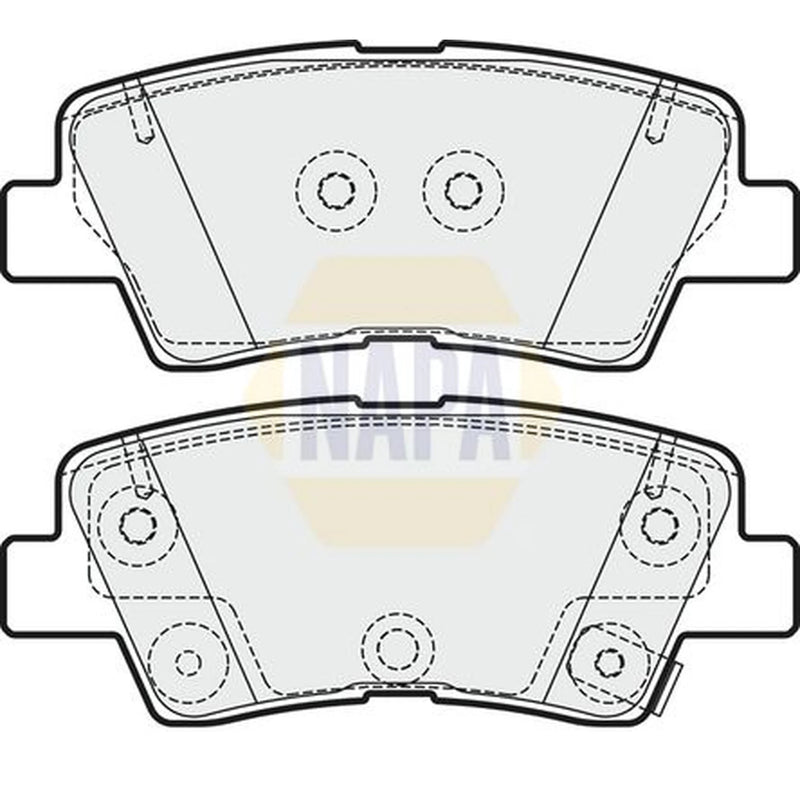 NAPA Rear Brake Pad Set NBP1688