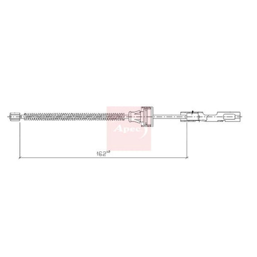 Apec Handbrake Cable Right Rear CAB1944