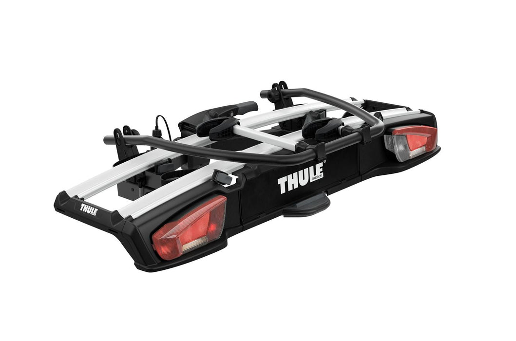 Thule VeloSpace XT two-bike platform towbar bike rack black/aluminium Towbar bike rack - Thule - Van Life Living