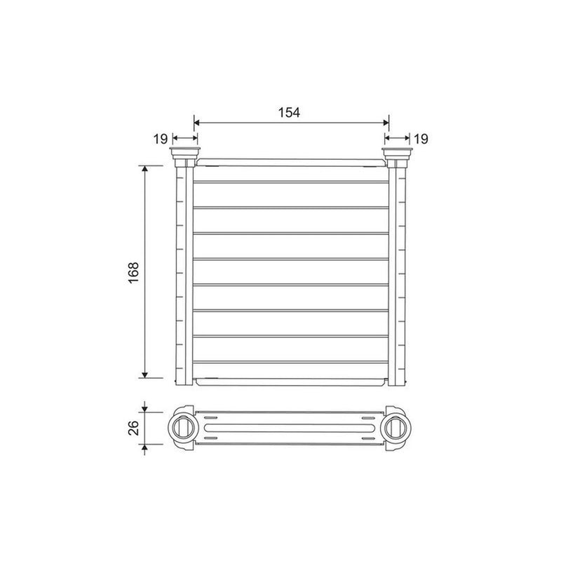 Valeo Heater Matrix Core Heat Exchanger 811649