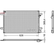 Denso Air Conditioning Condenser DCN02037