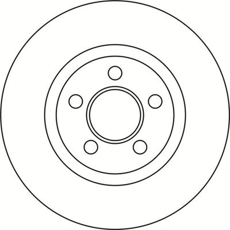 Abtex 2 x Vented Front Brake Discs BD2145V-x2
