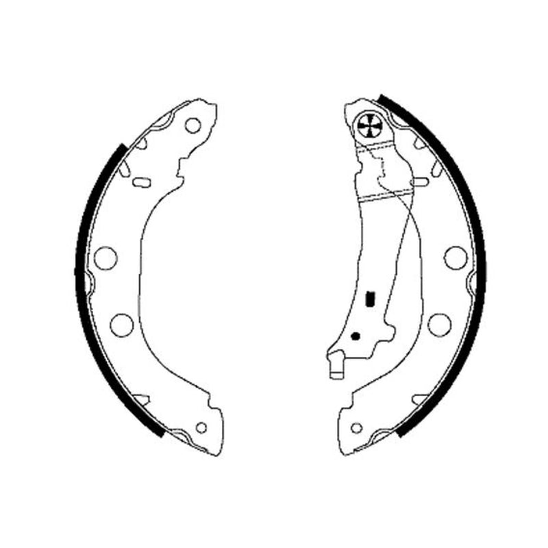 Textar Brake Shoe Set Axle Kit 91052700