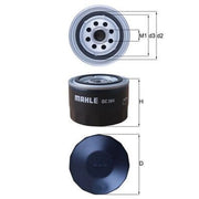 Mahle Engine Oil Filter OC 384